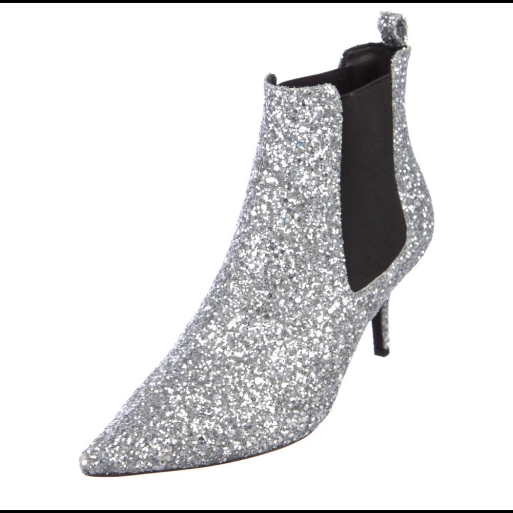 Anine Bing glitter ankle boots